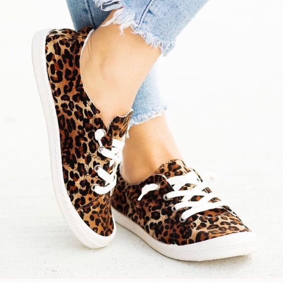 forever link leopard sneakers